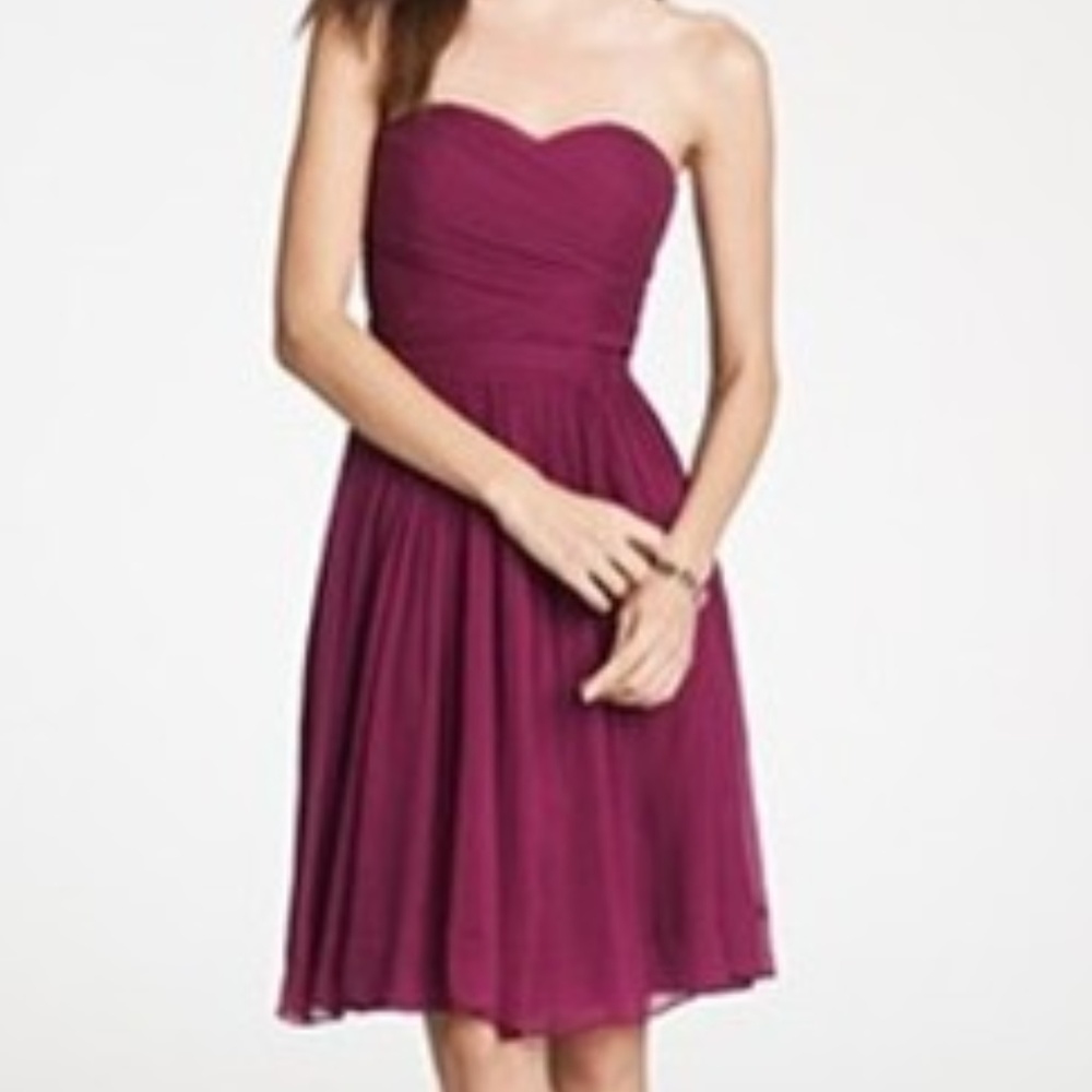 J.Crew Arabelle Dress Silk sweetheart 12P